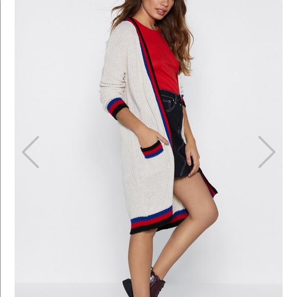 Nasty Gal longline cardigan - Picture 3 of 8